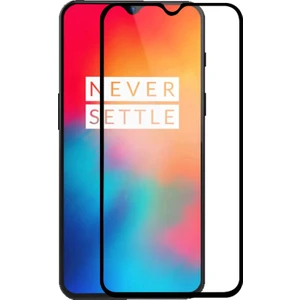 OnePlus 6T Tam Kaplayan Çerçeveli Tempered Ekran Koruyucu  - Siyah