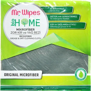 Mr. Wipes Antibakteriyel Microfiber Zor Kir ve Yağ Bezi