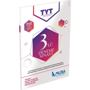Muba Yayınları TYT 3'lü Deneme Sınavı