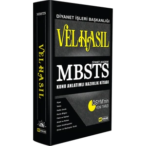 Ddy Yayınları Velhasıl Mbsts Konu Anlatımlı Hazırlık Kitabı
