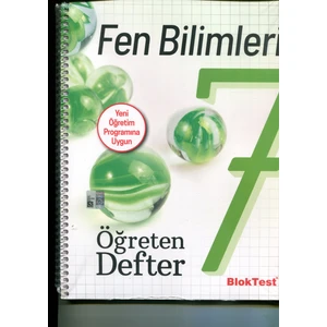 Bloktest Yayınları 7 Fen Bilimleri Öğreten Defter