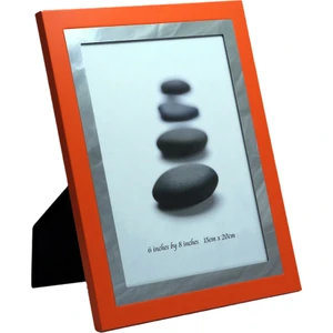 Acr Renkli Metal Fotoğraf Çerçevesi 15 x 20 cm Turuncu