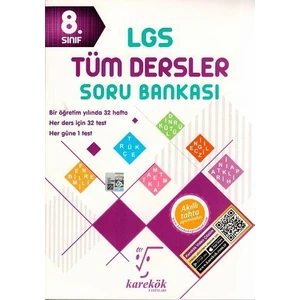 Karekök Yayıncılık 8. Sınıf Tüm Dersler Soru Bankası