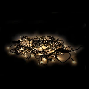 Siyah Kablolu 80 Ampüllü Led Işık Günışığı Renk 10 Metre