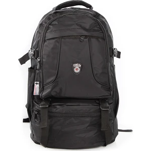 Dağcı Sırt Çantası 50 Litre 18"İnç Laptop Bölmeli - Siyah