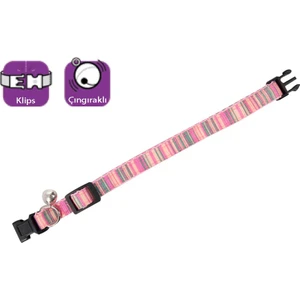 Kedi Boyun Tasması Çıng. 30 Cm Pembe