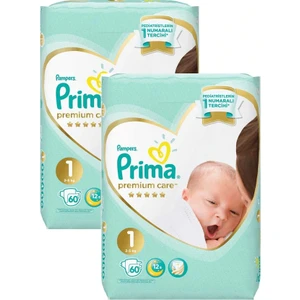 Bebek Bezi Premium Care 1 Beden Yenidogan 60x2 120 Adet