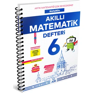 Arı Yayıncılık 6.Sınıf MateMito Akıllı Matematik Defteri