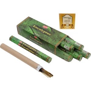 Eucalyptus Okaliptus 6 Lı Tütsü (120 Adet Çubuk ) ve Esterya Plus Argan  Sabunu