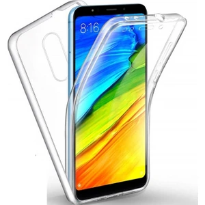 Xiaomi Redmi 5 Plus Kılıf 360 Ön Mika Arka Silikon Şeffaf Kılıf