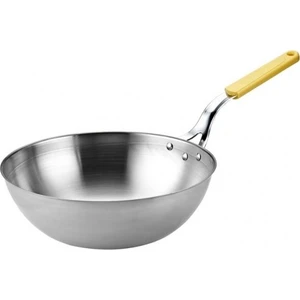 Çelik Wok Tava 190Y 26 cm