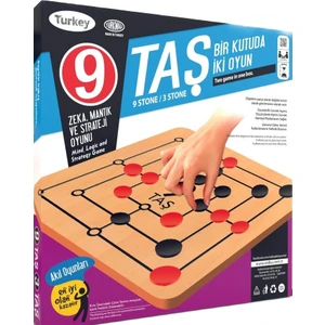 9 Taş 3 Taş Zeka Oyunu