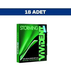 Nane Aromalı Storming Sakız 33 gr x 18'li