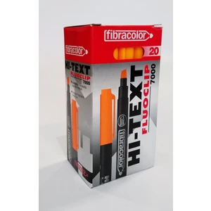 Fluoclip Kalem Tipi Fosforlu Kalem Turuncu 20'li