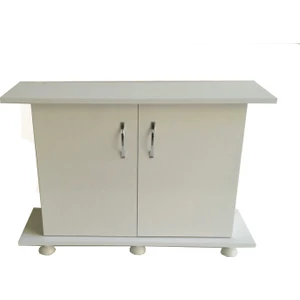 Kanki Pet Akvaryum Düz Sehpa Beyaz  100 Cm ( 100x31x67)