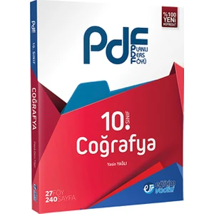 Eğitim Vadisi Yayınları 10.Sınıf Coğrafya Planlı Ders Föyü ( PDF)