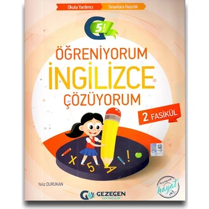 Gezegen Yayıncılık 5.Sınıf İngilizce Öğreniyorum Çözüyorum