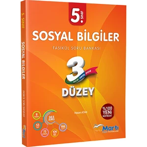 Martı 5. Sınıf Sosyal Bilgiler 3 Düzey Fasikül Soru Bankası