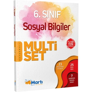 Martı Okul 6. Sınıf Sosyal Bilgiler Koparmalı Multi Set