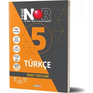 Gama Yayınları Nar 5. Sınıf Türkçe Tekrar Testleri