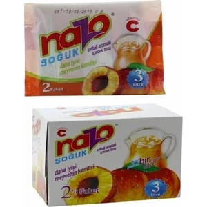 Toz İçecek Şeftali 9 gr 2'Li 12 Paket 3 lt