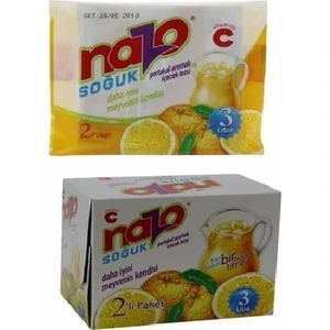Toz İçecek Portakal 2'Li 12 Paket 3 lt