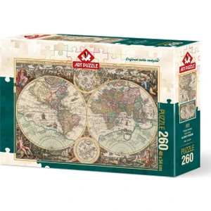 Art Puzzle Dünya Haritası 260 Parça Puzzle