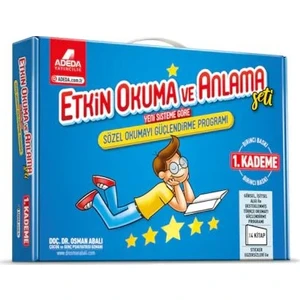 Adeda Yayıncılık Adeda Etkin Okuma ve Anlama / Okumayı Güçlendirme Seti 1. Kademe 6-7 Yaş - Osman Abalı