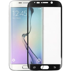 Samsung S6 Edge Kavisli Pet Ekran Koruyucu Siyah