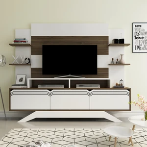 Decoroti̇ka Delpi Tv Ünitesi Beyaz Ceviz