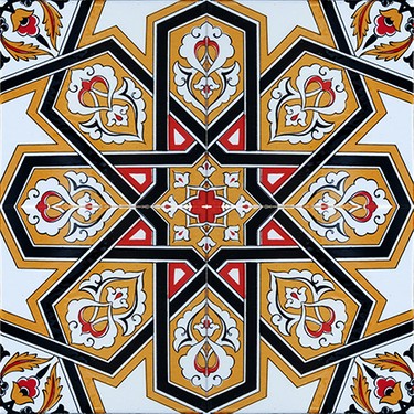 Desenli Karo Seramik