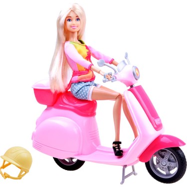 Bircan Oyuncak Anlily Barbie Scooter Binen Model Bebek Fiyati