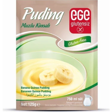 Ege Glutensiz Muzlu Kinoalı Puding 125