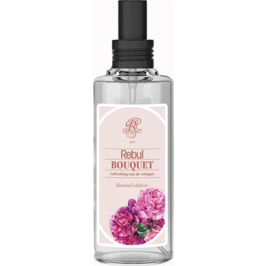 Rebul Bouquet Kolonya 100 Ml (Cam Şişe) Spreyli  (Buket -