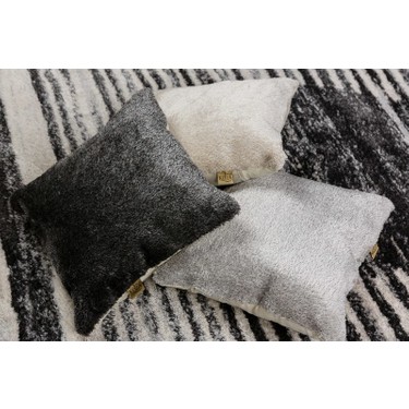 Koza Hali Flokati 25304a Gri Krem 120x170 2 04m2 249 Tl