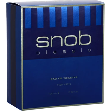 Snob Classic EDT 100 ml Odunsu Koku Erkekler İçin Kendine Güvenen
