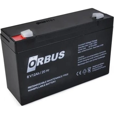 ORBUS 6V 12AH KURU TİP