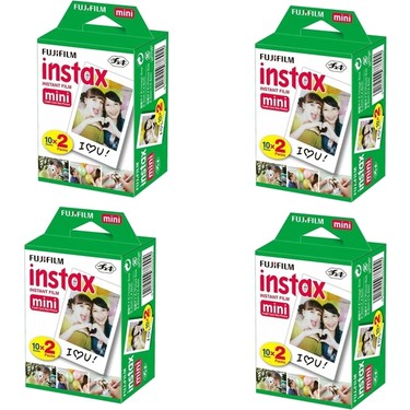 Fujifilm Instax Mini 20 Li Film 4 Lu Set 80 Poz Fiyati
