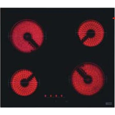 Franke FHR 604 C T BK Elektrikli Ocak Black