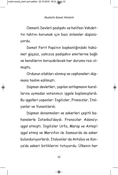 Çocuklar İçin Nutuk - Mustafa Kemal Atatürk