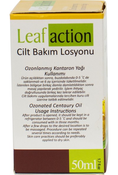 Leaf Action Ozon Yağı Ozonlanmış Kantaron Yağı 50 ml