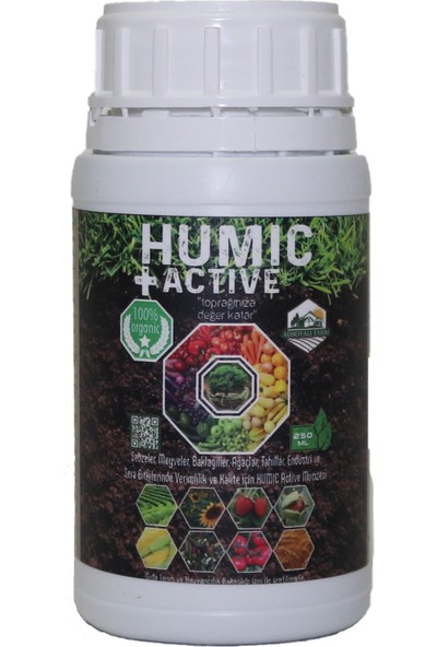 Humic Active Basic Organik Gübre 250 Ml