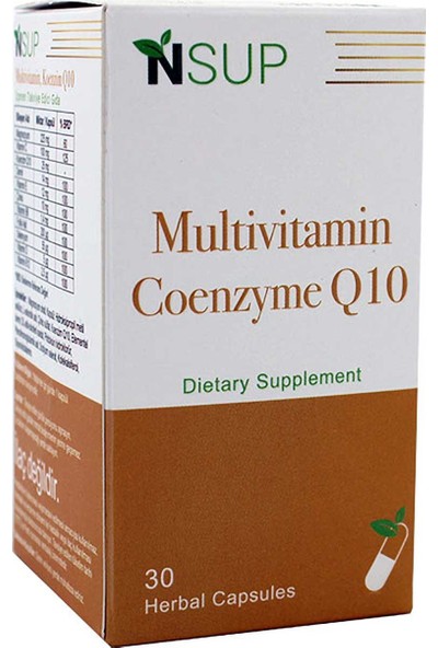 Nsup Multivitamin & Mineral Co-Q 10 - 30 V-Kapsül