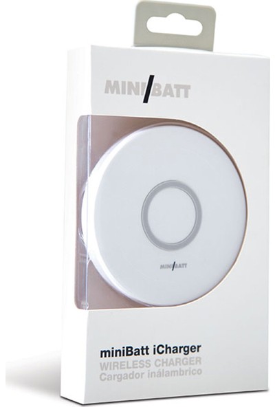 MiniBatt Kablosuz Hızlı Şarj Cihazı İcharger - Qi Kablosuz Şarj