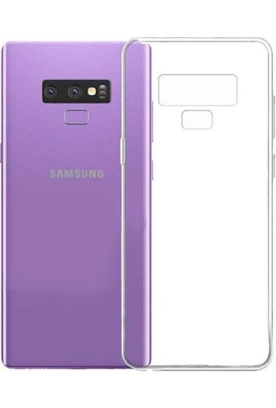 Arabulalaca Samsung Galaxy Note 9 Kılıf İnce Seffaf Silikon