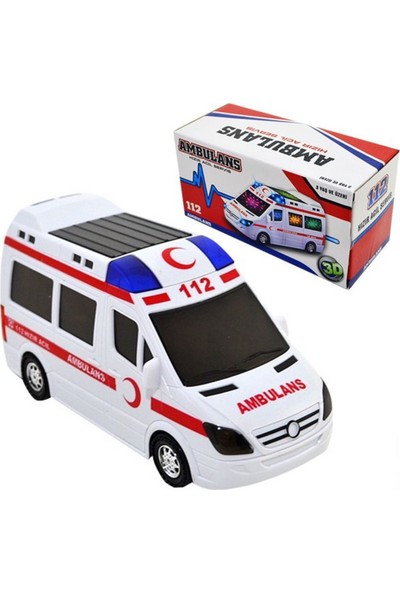 Can Ali Sesli 3D Işıklı Ambulans