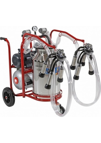 Pls-2/1 Çift Pulsatörlü,Çift Sağım Başlığı,40 Lt. Tek