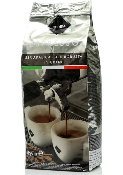 Silver %55 Arabica %45 Robusta Espresso Çekirdek Kahve - 1000 gr