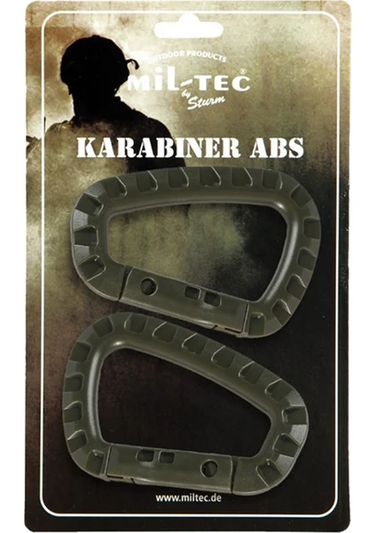 Mil Tec Taktikal Karabiner 15921001 Yeşil