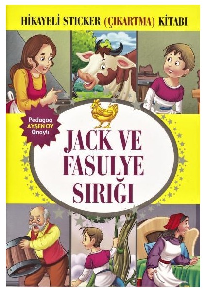 Jack Ve Fasulye Sırığı - Hikayeli Sticker ( Çıkartma) Kitabı
